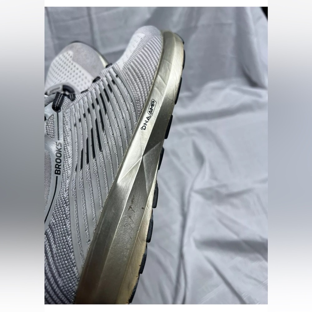 Brooks Athletic Shoes - Gray and White - Picture 5 of 6